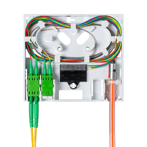 FTTH box APL - highly flexible terminal boxes. Appealing design, extremely robust and open access.